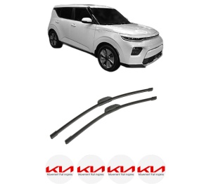 Set stergatoare auto KIA SOUL III Cargo (SK3) din 2020, pentru parbriz auto, 2 bucati, Bosch Aerotwin Retrofit, din cauciuc siliconat rezistent, 4 Stickere Auto KIA - Img 2
