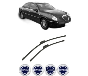 Set stergatoare auto LANCIA THESIS (841_) din 2002-2009, pentru parbriz auto, 2 bucati, Bosch Aerotwin Retrofit, din cauciuc siliconat rezistent, 4 Stickere Auto LANCIA - Img 2