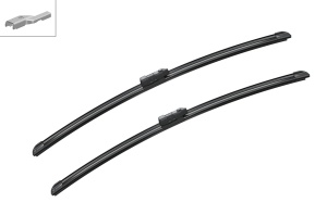 Set stergatoare auto LAND ROVER DEFENDER Station Wagon (L663) din 2019-2023, pentru parbriz auto, 2 bucati, Bosch Aerotwin, din cauciuc siliconat rezistent, 4 Stickere Auto LAND ROVER - Img 3