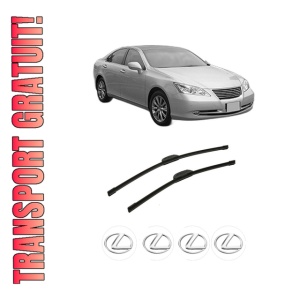 Set stergatoare auto LEXUS ES (_V4_) din 2006-2012, pentru parbriz auto, 2 bucati, Bosch Aerotwin Retrofit, din cauciuc siliconat rezistent, 4 Stickere Auto LEXUS