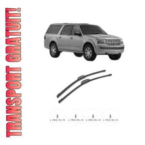 Set stergatoare auto LINCOLN NAVIGATOR (UN173) din 1997-2002, pentru parbriz auto, 2 bucati, Bosch Aerotwin Retrofit, din cauciuc siliconat rezistent, 4 Stickere Auto LINCOLN