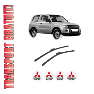 Set stergatoare auto MITSUBISHI PAJERO IV (V8_W, V9_W) din 2006-2014, pentru parbriz auto, 2 bucati, Bosch Aerotwin Retrofit, din cauciuc siliconat rezistent, 4 Stickere Auto MITSUBISHI