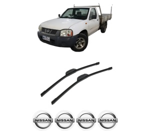 Set stergatoare auto NISSAN NAVARA Platform/Chassis (D22) din 2002, pentru parbriz auto, 2 bucati, Bosch Aerotwin Retrofit, din cauciuc siliconat rezistent, 4 Stickere Auto NISSAN - Img 2