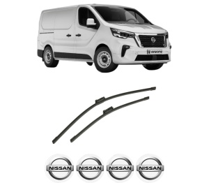 Set stergatoare auto NISSAN PRIMASTAR Van (X82) din 2021, pentru parbriz auto, 2 bucati, Bosch Aerotwin, din cauciuc siliconat rezistent, 4 Stickere Auto NISSAN - Img 2