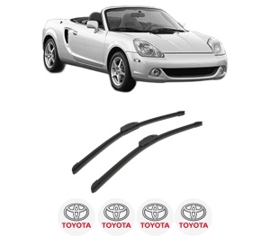 Set stergatoare auto TOYOTA MR2 III (ZZW3_) din 1999-2007, pentru parbriz auto, 2 bucati, Bosch Aerotwin Retrofit, din cauciuc siliconat rezistent, 4 Stickere Auto TOYOTA - Img 2