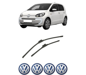 Set stergatoare auto Volkswagen LOAD UP! (121, 122, BL1, BL2) din 2012-2020, pentru parbriz auto, 2 bucati, Bosch Aerotwin, din cauciuc siliconat rezistent, 4 Stickere Auto Volkswagen - Img 2