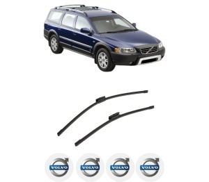 Set stergatoare auto VOLVO XC70 II (136) din 2007-2016, pentru parbriz auto, 2 bucati, Bosch Aerotwin Multi, din cauciuc siliconat rezistent, 4 Stickere Auto VOLVO - Img 2