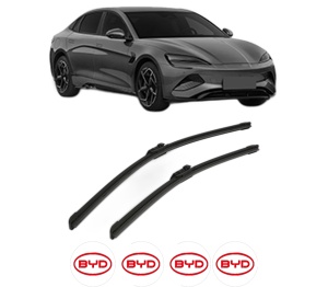 Set stergatoare BYD SEAL U din 2024, pentru parbriz auto, 2 bucati, Bosch Aerotwin, din cauciuc siliconat rezistent, 4 Stickere Auto BYD v55887
