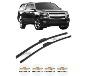 Set stergatoare CHEVROLET SUBURBAN 1500 SUV din 2009-2014, pentru parbriz auto, 2 bucati, Bosch Aerotwin Retrofit, din cauciuc siliconat rezistent, 4 Stickere Auto CHEVROLET v46487
