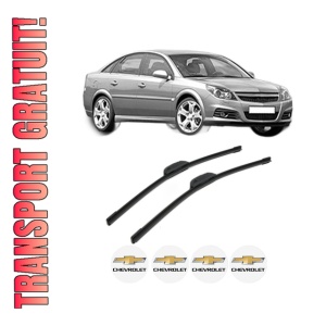 Set stergatoare CHEVROLET VECTRA din 1998-2004, pentru parbriz auto, 2 bucati, Bosch Aerotwin Retrofit, din cauciuc siliconat rezistent, 4 Stickere Auto CHEVROLET