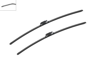Set stergatoare CITROEN C4 GRAND PICASSO I (UA_) din 2006-2013, pentru parbriz auto, 2 bucati, Bosch Aerotwin, din cauciuc siliconat rezistent, 4 Stickere Auto CITROEN v54642
