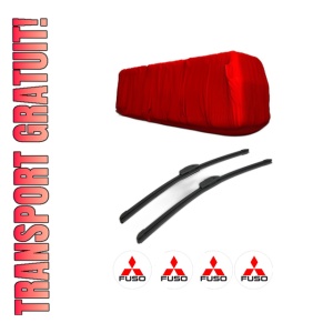 Set stergatoare FUSO (MITSUBISHI) CANTER din 2013, pentru parbriz auto, 2 bucati, Bosch Aerotwin Retrofit, din cauciuc siliconat rezistent, 4 Stickere Auto FUSO (MITSUBISHI)