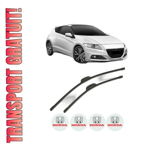 Set stergatoare HONDA CR-Z (ZF) din 2010-2013, pentru parbriz auto, 2 bucati, Bosch Aerotwin Retrofit, din cauciuc siliconat rezistent, 4 Stickere Auto HONDA