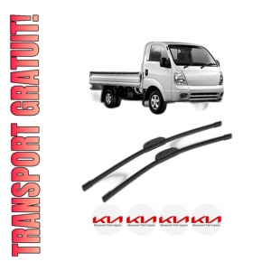 Set stergatoare KIA K2500 Platform/Chassis (SD) din 2003, pentru parbriz auto, 2 bucati, Bosch Aerotwin Retrofit, din cauciuc siliconat rezistent, 4 Stickere Auto KIA