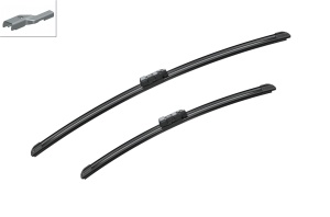 Set stergatoare LANCIA DELTA III (844_) din 2008-2014, pentru parbriz auto, 2 bucati, Bosch Aerotwin, din cauciuc siliconat rezistent, 4 Stickere Auto LANCIA v55866