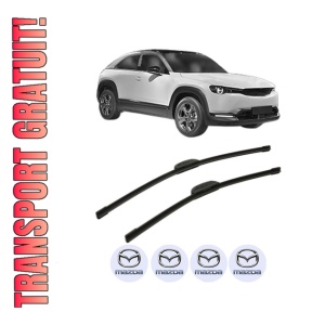 Set stergatoare MAZDA MX-30 (DR) din 2020-2023, pentru parbriz auto, 2 bucati, Bosch Aerotwin Retrofit, din cauciuc siliconat rezistent, 4 Stickere Auto MAZDA