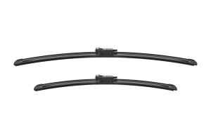 Set stergatoare MERCEDES-BENZ CLA Shooting Brake (X117) din 2015-2019, pentru parbriz auto, 2 bucati, Bosch Aerotwin, din cauciuc siliconat rezistent, 4 Stickere Auto MERCEDES-BENZ v43622