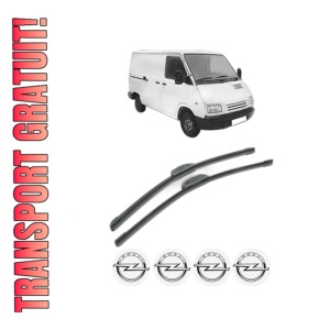 Set stergatoare OPEL ARENA Van (A97) din 1997-2001, pentru parbriz auto, 2 bucati, Bosch Aerotwin Retrofit, din cauciuc siliconat rezistent, 4 Stickere Auto OPEL