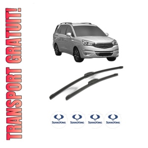 Set stergatoare SSANGYONG RODIUS II VAN (CA1) din 2015, pentru parbriz auto, 2 bucati, Bosch Aerotwin Retrofit, din cauciuc siliconat rezistent, 4 Stickere Auto SSANGYONG