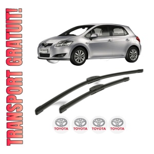Set stergatoare TOYOTA AURIS (_E15_) din 2006-2012, pentru parbriz auto, 2 bucati, Bosch Aerotwin Retrofit, din cauciuc siliconat rezistent, 4 Stickere Auto TOYOTA