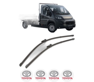 Set stergatoare TOYOTA PROACE MAX Platform/Chassis (MFY_) din 2024, pentru parbriz auto, 2 bucati, Valeo Silencio Xtrm, din cauciuc siliconat rezistent, 4 Stickere Auto TOYOTA v39192