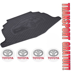 Set tavita portbagaj Toyota Corolla E210 Hatchback (inclusiv hibrid) 2019 -prezent si 4 stickere rotunde Toyota