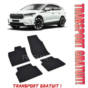 Skoda Enyaq IV fabricat din 04.2021 - Prezent, Suv, set covorase auto dedicate, din cauciuc 100% Premium - Transport Gratuit