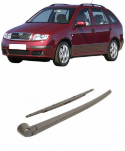 Skoda Fabia I Brat stergator pentru luneta spate cu lamela 365 mm, compatibil cu Skoda Fabia I Combi fabricat intre 2000-2007, calitate extra accesorii pentru autoturismul tau - masina v92575