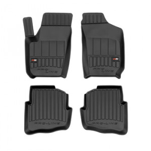 Skoda Fabia I, Sedan, Din 2000 - 2007 , Set Covorase Auto Tip Tavita Premium 3D, din cauciuc accesorii pentru autoturismul tau - masina v169828