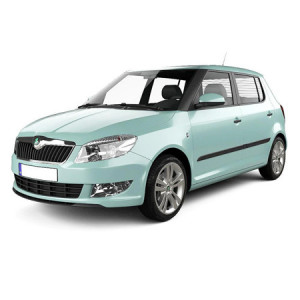Skoda Fabia II, Hatchback, Din 03.2007 - 10.2014 , Set Covorase Auto Tip Tavita Premium 3D, din cauciuc accesorii pentru autoturismul tau - masina v172199