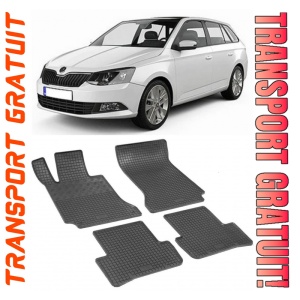 Skoda Fabia III, Combi, fabricat din 11.2014 - Prezent, set covorase auto dedicate, din cauciuc 100% Premium