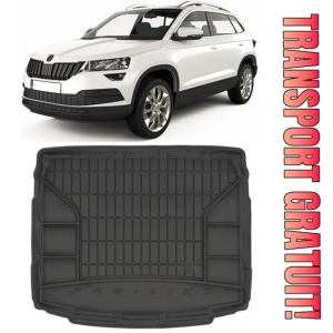 Skoda Karoq Suv din 2017 - Prezent, Tavita Pentru Portbagaj Lux Premium Dedicata, Portbagaj Inferior Roata Rezerva Ingusta *3