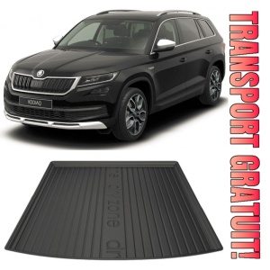 Skoda Kodiaq din 03.2017 - Prezent Suv Portbagaj Inferior, Tavita Pentru Portbagaj Lux Premium Dedicata, 5 Locuri *1