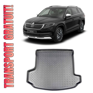 Skoda Kodiaq Suv din 03.2017 - Prezent, Tavita Pentru Portbagaj Lux Premium Dedicata, Rand 3 Culcat *2