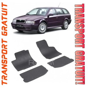 Skoda Octavia I fabricat din 1998 - 2004, Combi, set covorase auto dedicate, din cauciuc 100% Premium