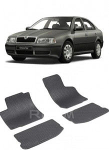 Skoda Octavia I fabricat din 1998 - 2004, Hatchback, set covorase auto dedicate, din cauciuc 100% Premium accesorii pentru autoturismul tau - masina v151920