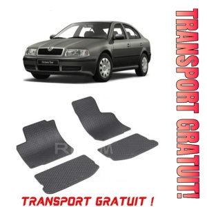 Skoda Octavia I fabricat din 1998 - 2004, Hatchback, set covorase auto dedicate, din cauciuc 100% Premium - Transport Gratuit