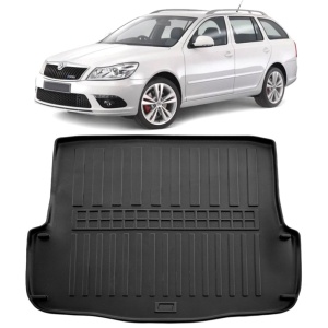 Skoda Octavia II (A5) Combi Cu Podea Joasa (2004-2013) Tavita cauciuc pentru protectie portbagaj dedicata pentru SKODA Octavia II Transport Gratuit accesorii pentru autoturismul tau - masina v24005