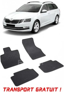 Skoda Octavia III, Combi, fabricat din 05.2013 - 05.2020, set covorase auto dedicate, din cauciuc 100% Premium - Transport Gratuit accesorii pentru autoturismul tau - masina v37815