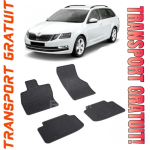 Skoda Octavia III, Combi, fabricat din 05.2013 - 05.2020, set covorase auto dedicate, din cauciuc 100% Premium