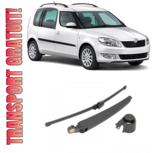 Skoda Roomster Brat stergator pentru luneta spate cu lamela 330 mm, compatibil cu Skoda Roomster Hatchback fabricat intre 2006-2015, calitate extra