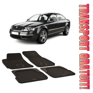Skoda SUPERB (2002-2008) Set 4 covorase auto cauciuc Urban Line