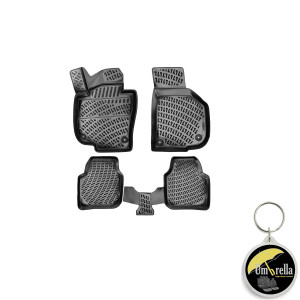 Skoda Superb II B6 2008-2015 Set 4 covorase auto din cauciuc tip tavita premium line 3D accesorii pentru autoturismul tau - masina v242953