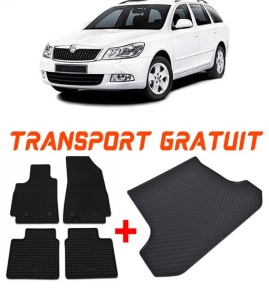 Skoda Superb II din 11.2009 - 08.2015 Combi *1 , Set Covorase + tavita portbagaj auto accesorii pentru autoturismul tau - masina v776