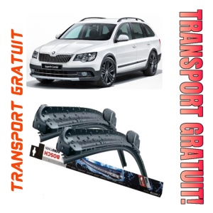 Skoda Superb II Estate Set 2 stergatoare parbriz Bosch Aerotwin 600/475mm compatibile cu Skoda SUPERB II Estate (3T5) (2009-2015) (60 cm / 45 cm)