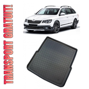 Skoda Superb III Combi din 09.2015 - Prezent, Tavita Pentru Portbagaj Lux Premium Dedicata, Portbagaj Superior *1