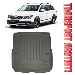 Skoda Superb III Combi din 09.2015 - Prezent, Tavita Pentru Portbagaj Lux Premium Dedicata, Portbagaj Superior *3