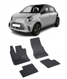 Smart Forfour Eq fabricat din 2017 - Prezent, Hatchback, set covorase auto dedicate, din cauciuc 100% Premium accesorii pentru autoturismul tau - masina v149705