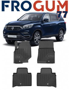 Ssang Yong Rexton W IV Din 11.2017 - Prezent, Suv , Set Covorase Auto Tip Tavita Premium 3D, din cauciuc accesorii pentru autoturismul tau - masina v168433