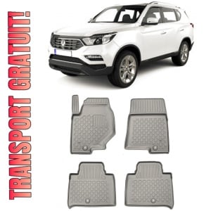 Ssang Yong Set covorase auto tip tavita compatibile Ssang Yong Rexton Y400 fabricatie 11.2017 - prezent, caroserie suv, al 3-lea rand exclus